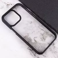 TPU+PC чехол Chrome Buttons для Apple iPhone 13 Pro Max (6.7") Черный