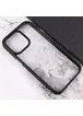 TPU+PC чехол Chrome Buttons для Apple iPhone 13 Pro Max (6.7") Черный