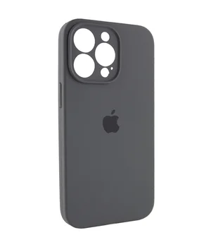 Чохол Silicone Case Full Camera Protective (AA) Apple iPhone 13 Pro Max (6.7") Сірий / Dark Gray