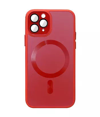 Чохол TPU+Glass Sapphire Midnight with MagSafe для Apple iPhone 13 Pro Max (6.7") Червоний / Red Чохол TPU+Glass Sapphire Midnight with MagSafe для Apple iPhone 13 Pro Max (6.7") Червоний / Red