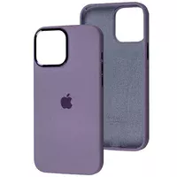 Чохол Silicone Case Metal Buttons (AA) для Apple iPhone 13 Pro Max (6.7") Фіолетовий / Iris