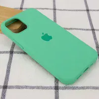Чехол Silicone Case Full Protective (AA) для Apple iPhone 13 Pro Max (6.7") Зеленый / Spearmint