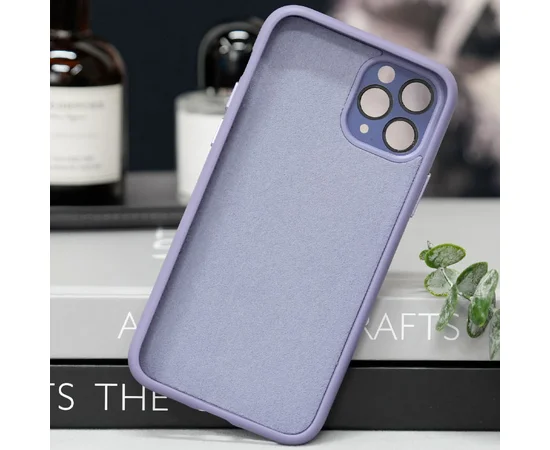 Чохол TPU+Glass Sapphire Midnight with MagSafe для Apple iPhone 13 Pro Max (6.7") Бузковий / Dasheen