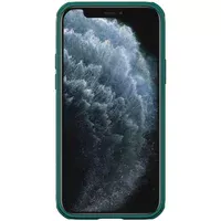 Карбоновая накладка Nillkin Camshield (шторка на камеру) для Apple iPhone 13 Pro Max (6.7") Зеленый / Dark Green