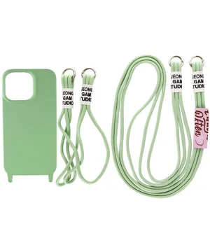 Чехол TPU two straps California для Apple iPhone 13 Pro Max (6.7") Зеленый / Pistachio