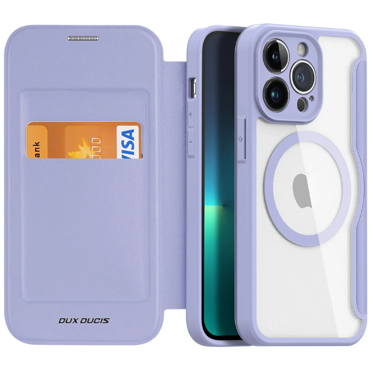 Чохол-книжка Dux Ducis Skin X Pro для Apple iPhone 13 Pro Max (6.7") Purple