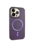 Кожаный чехол SnapCase with MagSafe для Apple iPhone 13 Pro Max (6.7") Dark Purple