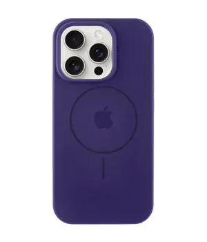 Чехол Silicone Case Full Protective (AA) with MagSafe для Apple iPhone 13 Pro Max (6.7") Фиолетовый / Elderberry