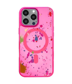 Чохол TPU+PC Flush with MagSafe Apple iPhone 13 Pro Max (6.7") Barbie Pink