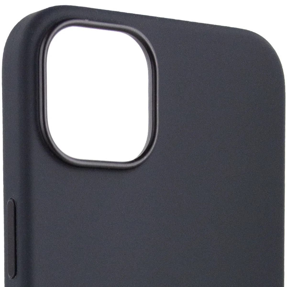 Чехол Silicone case (AAA) full with Magsafe для Apple iPhone 13 Pro Max (6.7") Черный / Midnight