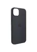 Чохол Silicone case (AAA) full with Magsafe для Apple iPhone 13 Pro Max (6.7") Чорний / Midnight