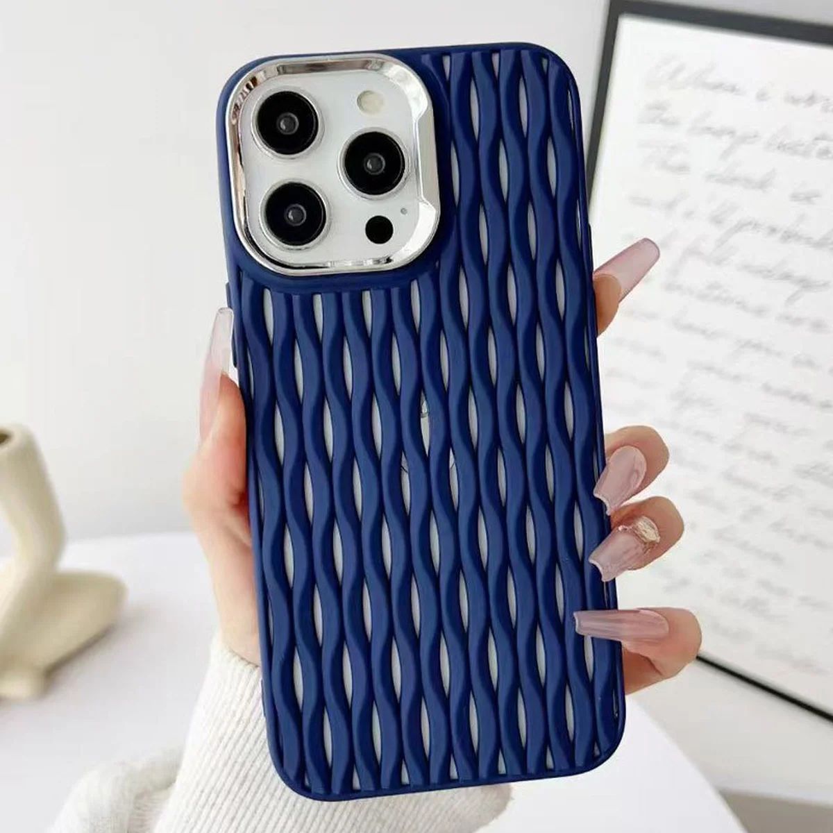 Чехол TPU Ribbio для Apple iPhone 13 Pro Max (6.7") Blue