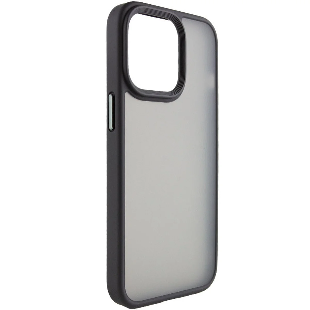 TPU + PC чохол Metal Buttons для Apple iPhone 13 Pro Max (6.7 ") Чорний