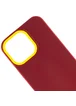 Чехол TPU+PC Bichromatic для Apple iPhone 13 Pro Max (6.7") Brown burgundy / Yellow