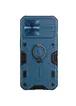 TPU+PC чохол Nillkin CamShield Armor no logo (шторка на камеру) для Apple iPhone 13 Pro Max (6.7") Синій