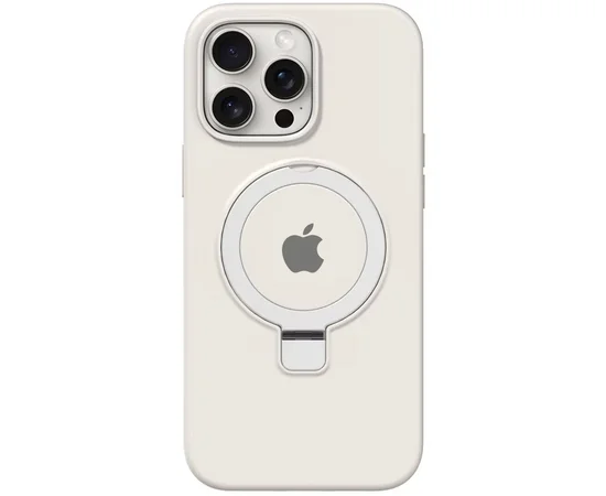 Чохол Silicone Case Full Protective with Ring для Apple iPhone 13 Pro Max (6.7") White