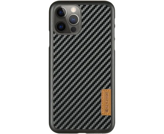 Карбонова накладка G-Case Dark series для Apple iPhone 13 Pro Max (6.7") Чорний