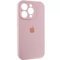 Чохол Silicone Case Full Camera Protective (AA) Apple iPhone 13 Pro Max (6.7") Рожевий / Chalk Pink