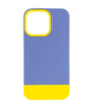 Чехол TPU+PC Bichromatic для Apple iPhone 13 Pro Max (6.7") Blue / Yellow