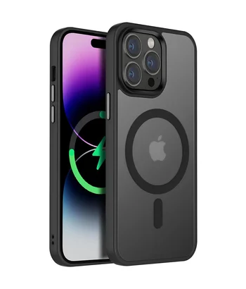 Чохол Ummi Colorful with MagSafe для Apple iPhone 13 Pro Max (6.7") Чорний / Black