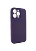 Чехол Silicone Case Full Camera Protective (AA) для Apple iPhone 13 Pro Max (6.7") Фиолетовый / Elderberry