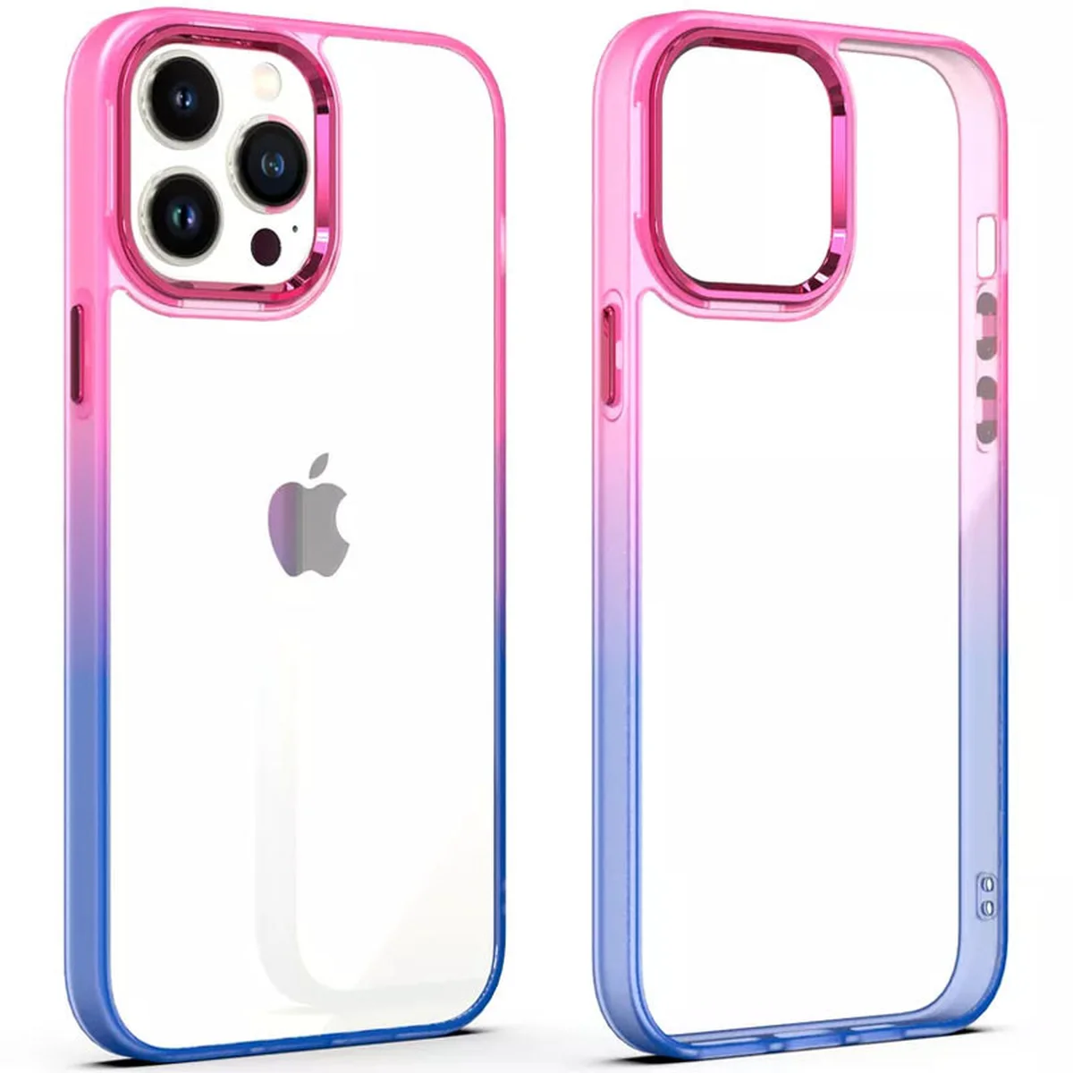 Чохол TPU+PC Fresh sip series для Apple iPhone 13 Pro Max (6.7") Рожевий / Синій