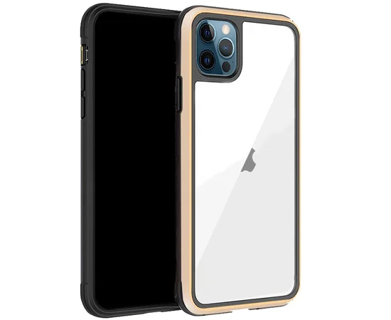 Чохол PC+TPU+Metal K-DOO Ares для Apple iPhone 13 Pro Max (6.7") Золотий