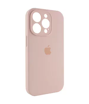 Чехол Silicone Case Full Camera Protective (AA) для Apple iPhone 13 Pro Max (6.7") Розовый / Pink Sand