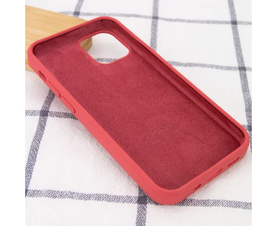 Чохол Silicone Case Full Protective (AA) для Apple iPhone 13 Pro Max (6.7 ") Червоний / Camellia