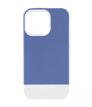 Чохол TPU+PC Bichromatic для Apple iPhone 13 Pro Max (6.7") Blue / White