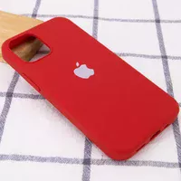 Чехол Silicone Case Full Protective (AA) для Apple iPhone 13 Pro Max (6.7") Красный / Dark Red