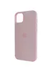 Чохол Silicone case (AAA) full with Magsafe для Apple iPhone 13 Pro Max (6.7") Рожевий / Chalk Pink