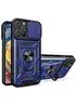 Чохол Ummi Camshield Serge Ring для Apple iPhone 13 Pro Max (6.7") Синій / Navy