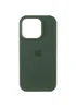Чохол Silicone Case (AA) Logo with MagSafe для Apple iPhone 13 Pro Max (6.7") Зелений / Cyprus Green