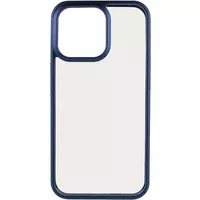 TPU+PC чехол Chrome Buttons для Apple iPhone 13 Pro Max (6.7") Синий