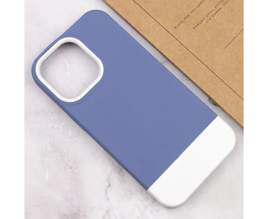Чохол TPU+PC Bichromatic для Apple iPhone 13 Pro Max (6.7") Blue / White