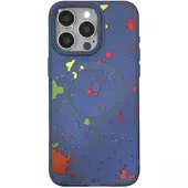 Чехол TPU+PC Flush with MagSafe для Apple iPhone 13 Pro Max (6.7") Dark blue