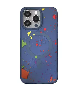 Чохол TPU+PC Flush with MagSafe для Apple iPhone 13 Pro Max (6.7") Dark blue