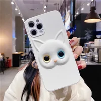 Силиконовый чехол "3D Cat " для Apple iPhone 13 Pro Max 