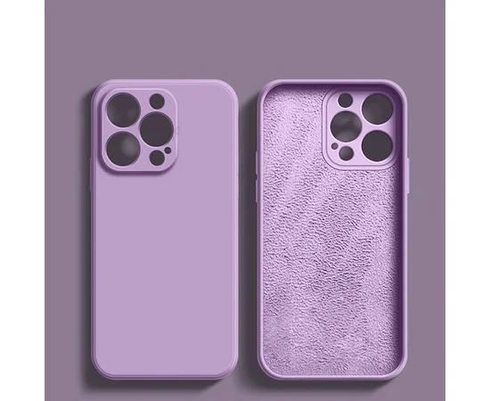Силиконовый чехол Soft Touch для iPhone 13 Pro Светло-фиолетовый