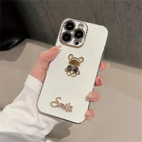 Силиконовый чехол "Gem Bear Bling Smiley"  для Apple iPhone  12 Pro Max 