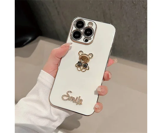Силиконовый чехол "Gem Bear Bling Smiley" для Apple iPhone 13 Pro Max 