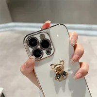 Силиконовый чехол "Gem Bear Bling Smiley"  для Apple iPhone  12 Pro Max 