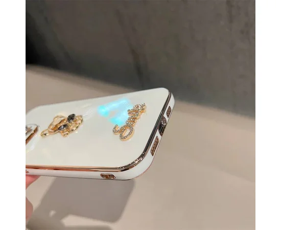 Силиконовый чехол "Gem Bear Bling Smiley" для Apple iPhone 13 Pro Max 