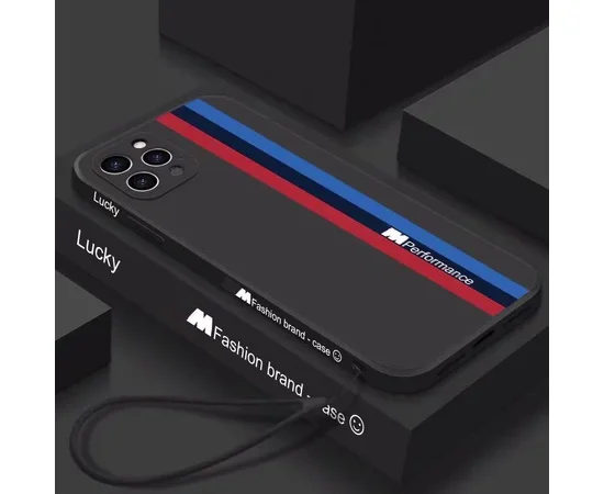 Силиконовый чехол "BMW" для iPhone 13 Pro Черный