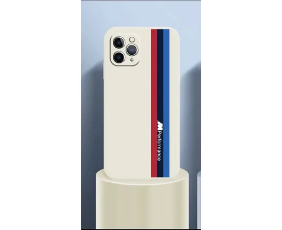 Силиконовый чехол "BMW" для iPhone 13 Pro Белый