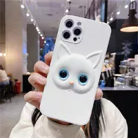 Силиконовый чехол "3D Cat " для Apple iPhone 13 Pro Max 