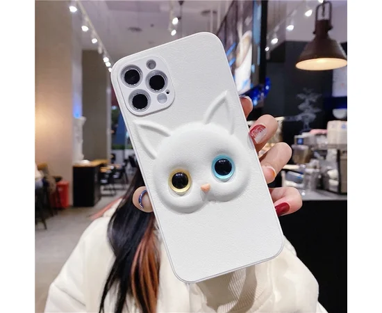 Силиконовый чехол "3D Cat " для Apple iPhone 13 Pro Max 