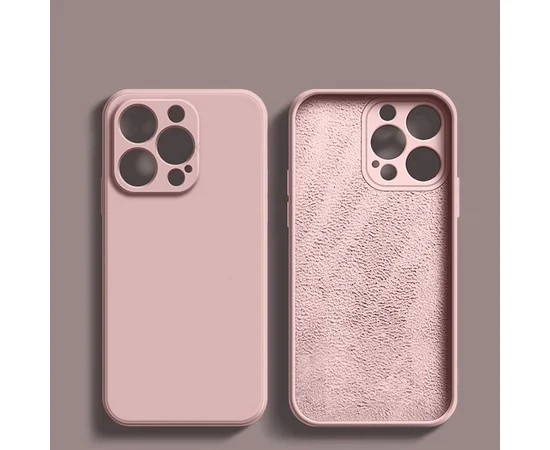 Силиконовый чехол Soft Touch для iPhone 13 Pro Розовый