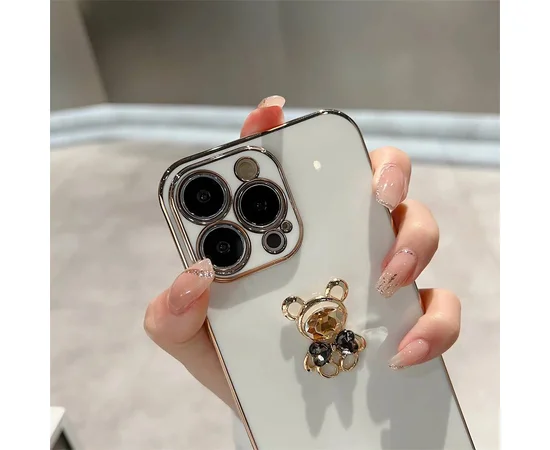 Силиконовый чехол "Gem Bear Bling Smiley" для Apple iPhone 14 Pro 